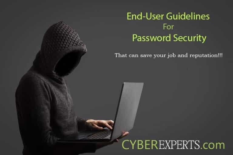 Top 9 End-User Guidelines for Password Security