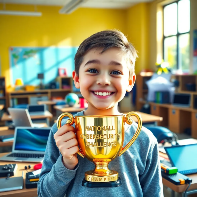 Elementary Whiz Kid Triumphs in National Cybersecurity Challenge