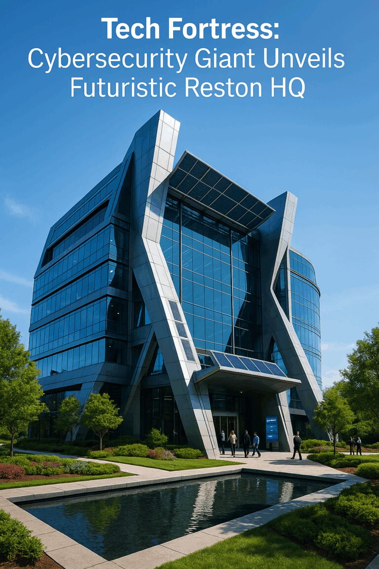 Tech Fortress: Cybersecurity Giant Unveils Futuristic Reston HQ