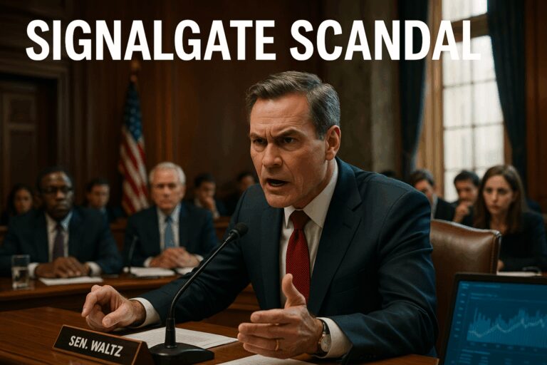 SignalGate Scandal: Waltz Deflects, Targets CISA in Senate Drama