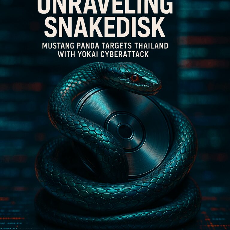 Unraveling SnakeDisk: Mustang Panda Targets Thailand with Yokai Cyberattack