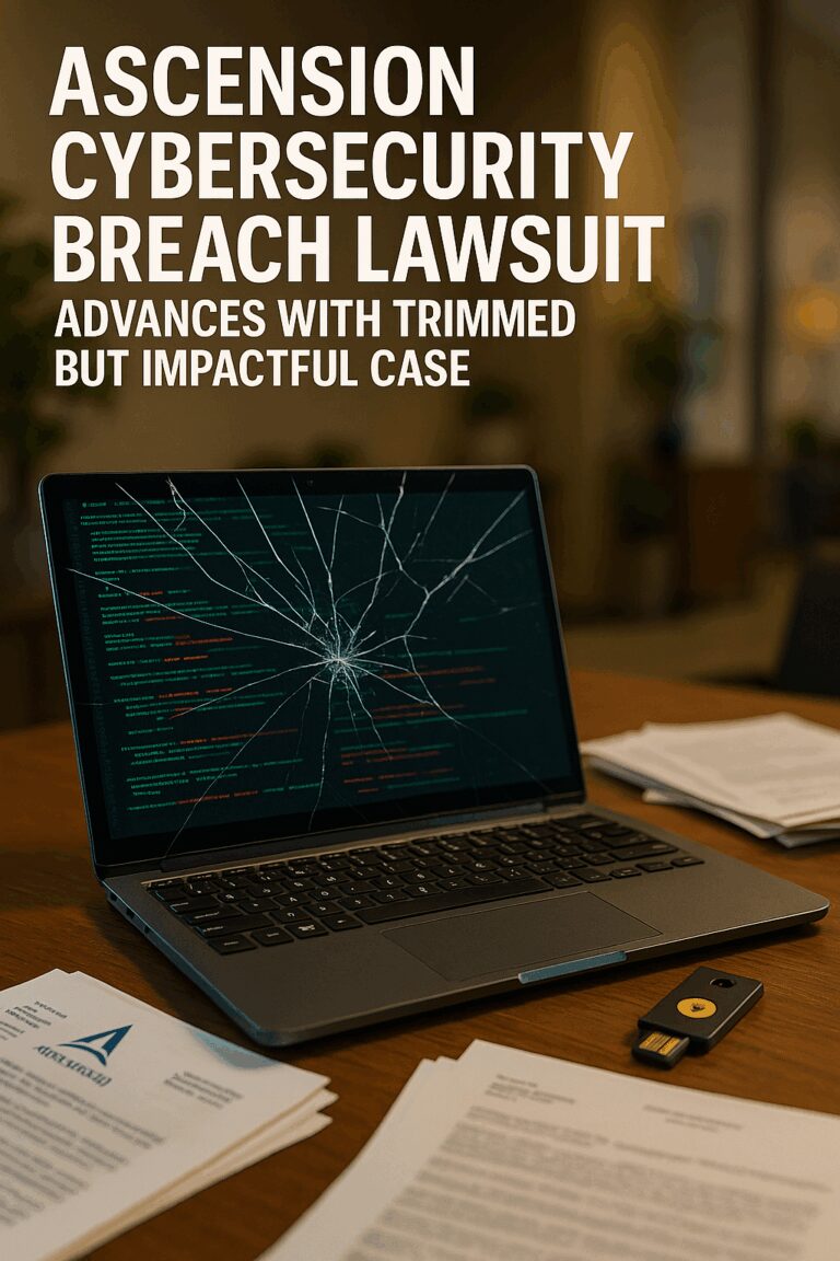 Ascension Cybersecurity Breach Lawsuit Advances with Trimmed but Impactful Case