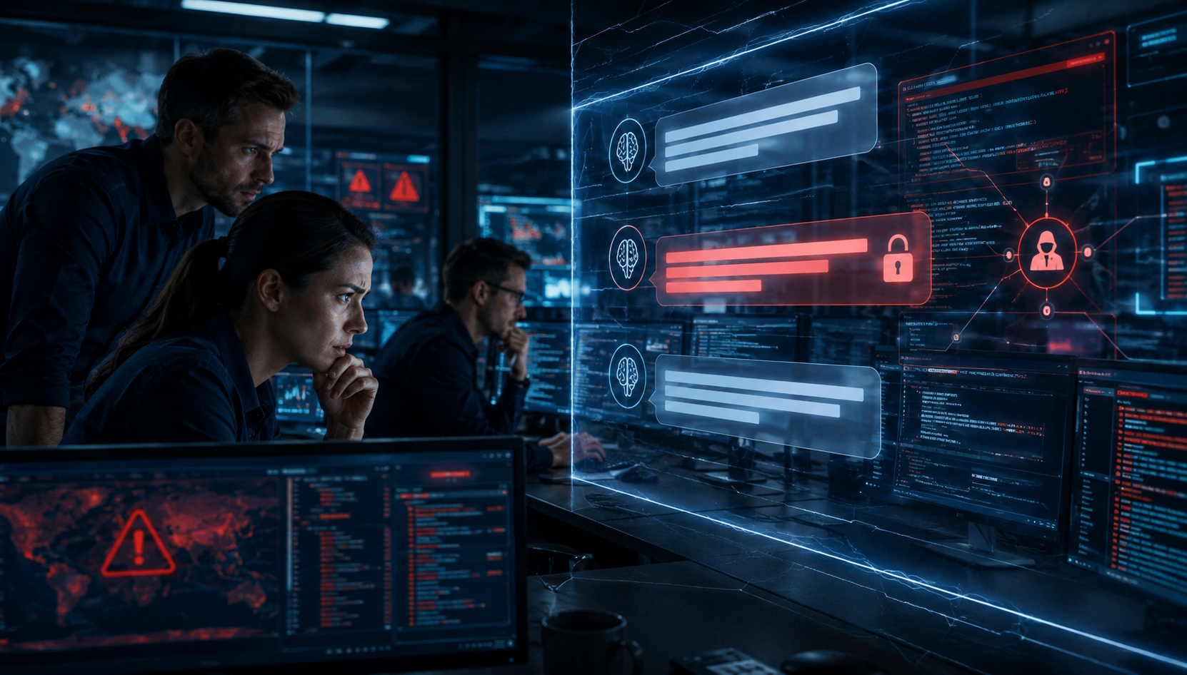 CyberExperts illustration of AI guardrails interrupting blue-team incident response