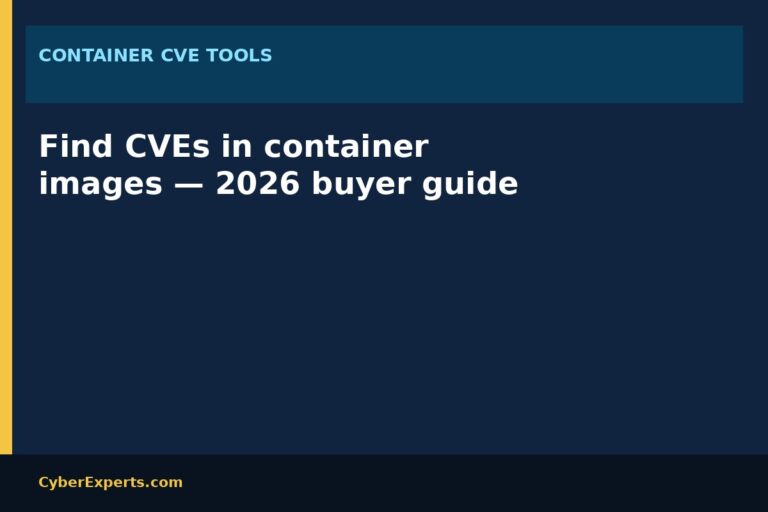 Best 6 Tools to Eliminate CVEs in Container Images