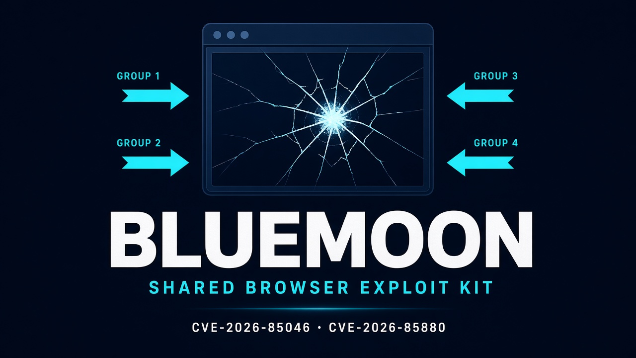 BlueMoon: Four Espionage Groups Share One Chrome-to-SYSTEM Exploit Kit