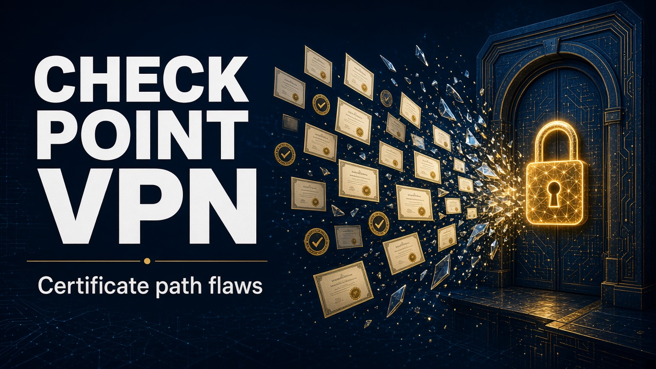 Check Point twin CVSS 9.8s in VPN certificate path (CVE-2026-85102 / 85103)