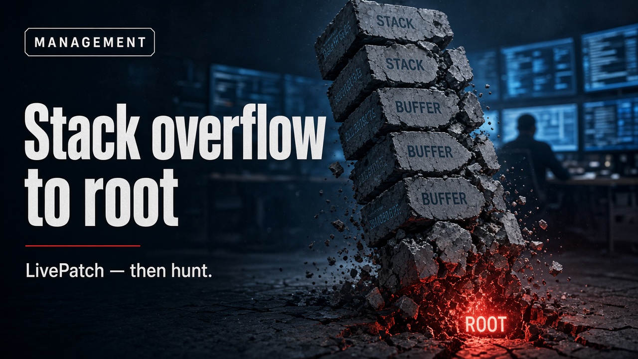 Check Point CVE-2026-91843: Unauth Stack Overflow to Root on Management Servers