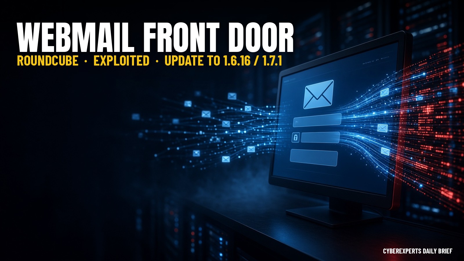 Old Roundcube webmail bug now exploited — update this week