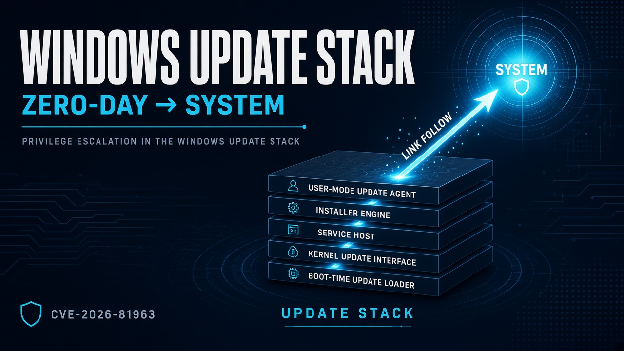 Windows Update Stack CVE-2026-81963: The Link-Following Zero-Day That Finishes the Job