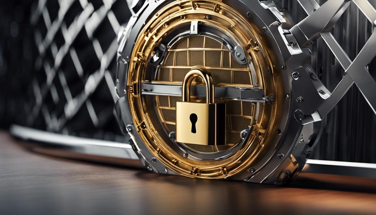 An image of a lock protecting a shield symbolizing the power of IOCs in cyber threat intelligence