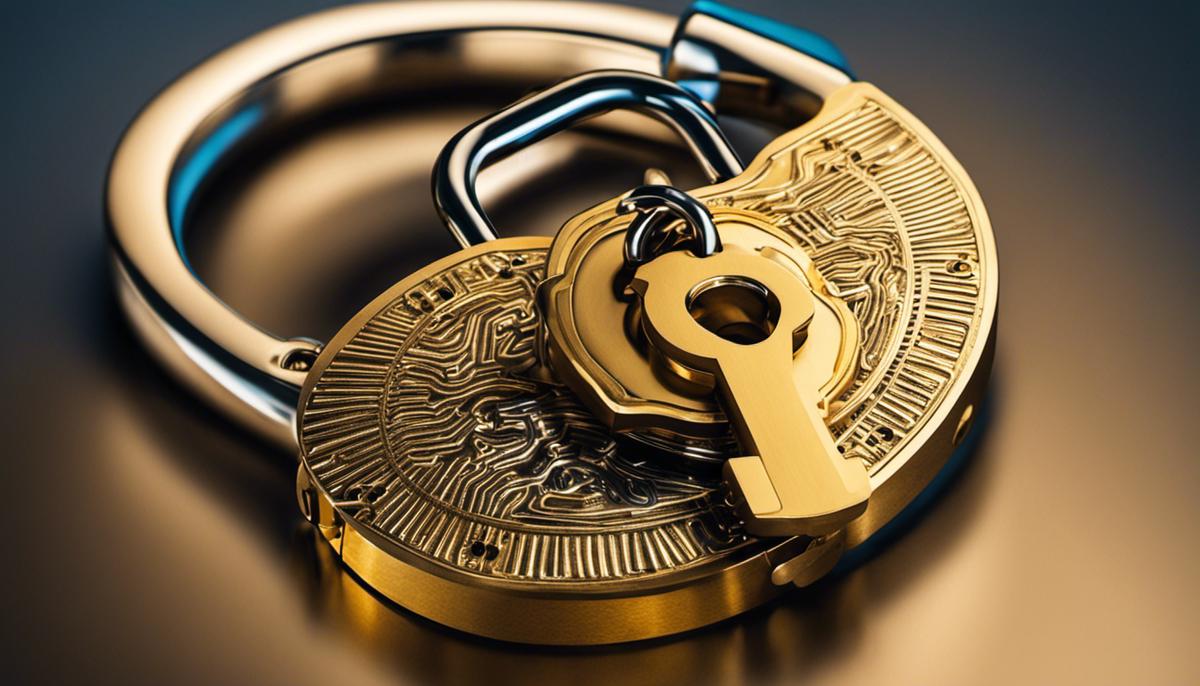An image of a lock and a key - what is hashing in cyber security