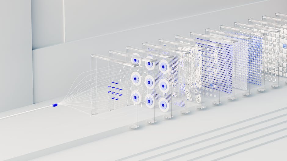 An illustration depicting the revolution of AI in modern cybersecurity