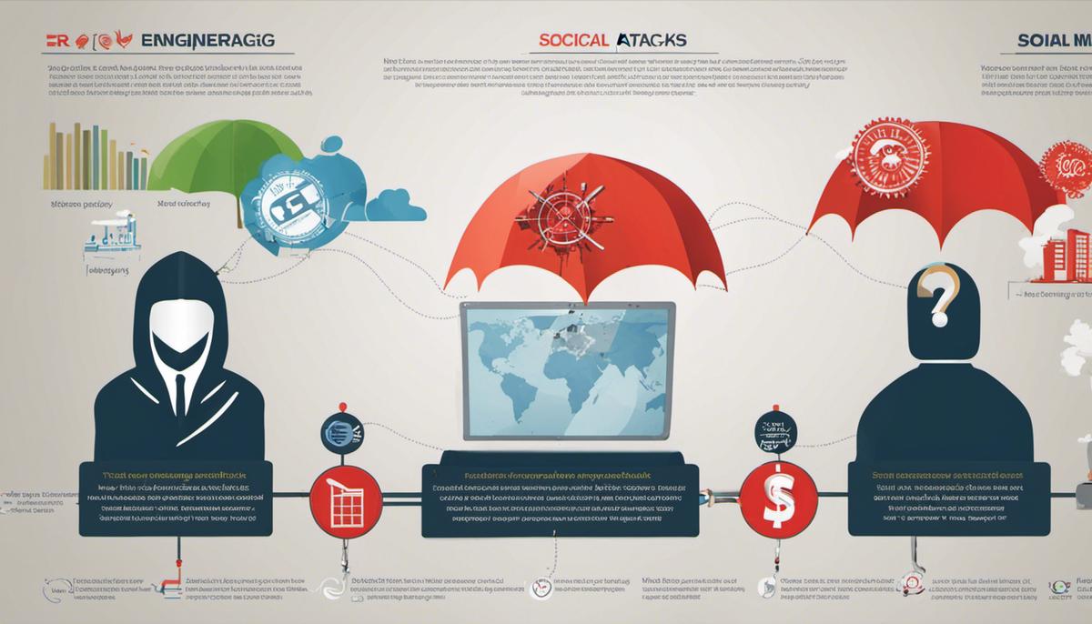 Image illustrating the different types and techniques of ssocial engineering cyber security