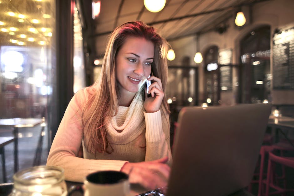 A person making a phone call over a Wi-Fi network